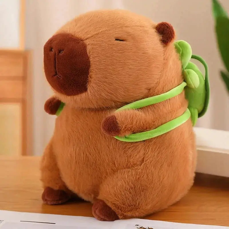 23cm Capybara Plush Toy Anime Style Stuffed Animal Soft Doll Gift For Christmas And Thanksgiving