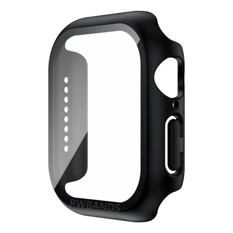 Glass+Cover For Apple Watch case 44mm 40mm 41 42 45 mm 49mm 46mm Screen Protector iWatch series Ultra 10 9 8 7 6 SE 5 Accessorie