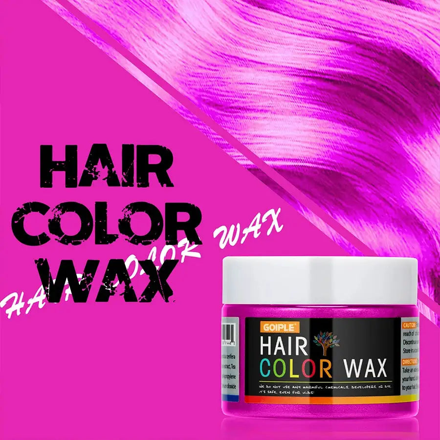 Valentines Day DIY Hair Dyed Mud Colour Wax Easy To Wash Coloring Cream For Hair Beard And Eyebrows