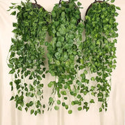 Artificial Vines Wall Hanging Creeper Indoor Green Plant Wall Decoration Fake Flower Rattan Plant