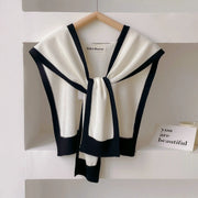 LuxeWeave Spring And Autumn Knitted Shawl Lightweight Comfort For Office Air Conditioned Rooms And Outdoor Wear