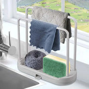 SwiftSavor Kitchen Rag Drain Stand Hygienic Ventilated Drainage Shelf For Sponges And Rags