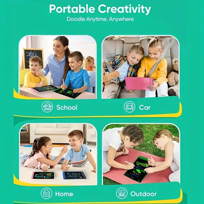 8.5 inch LCD writing tablet by Simples Market, portable electronic drawing board for kids ages 3-8