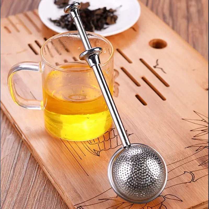 304 Stainless Steel Tea Infuser Strainer Teaspoon Mesh Filter For Loose Leaf Tea