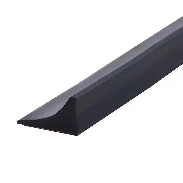 Silicone door seal retaining strip Simples Market self-adhesive black