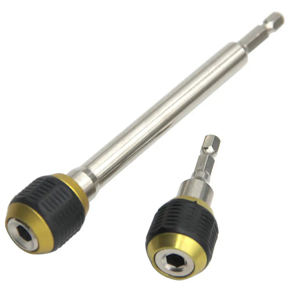 Large Head Quick Release Extension Rod For Drill Driver Self Locking Hexagonal Handle For Fast Bit Changes