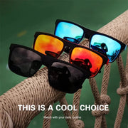 Fashion Vintage Square Polarized Sunglasses UV400 Protection For Men And Women Driver Eyewear