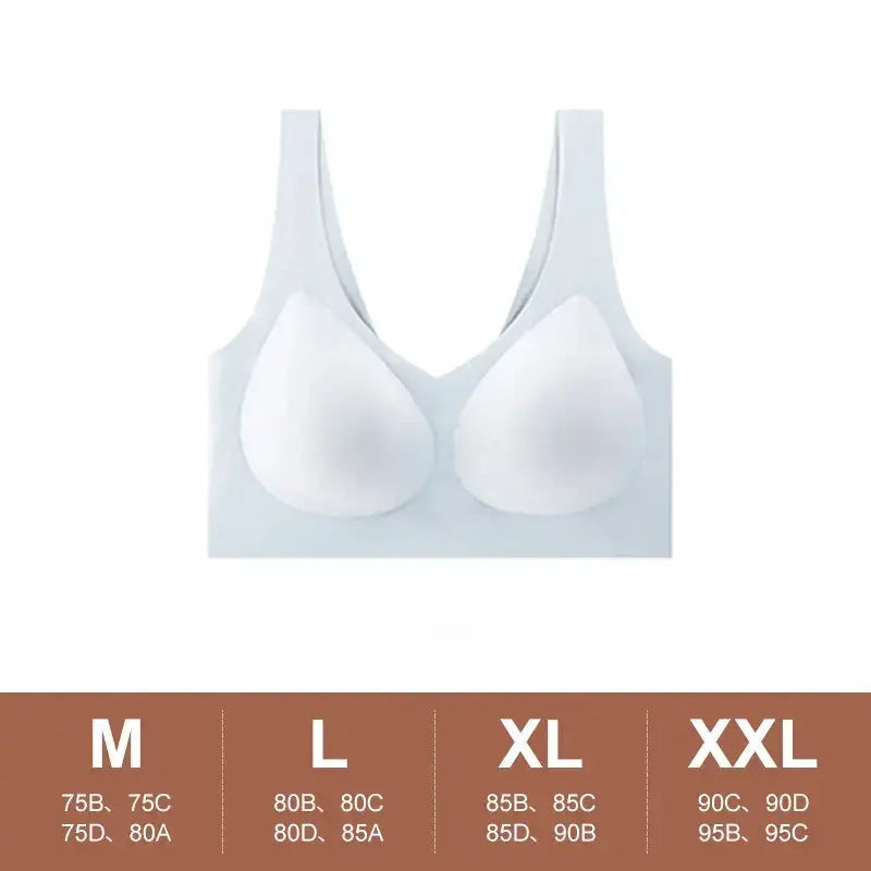 Veluxe Seamless Push Up Bra For Sleep Yoga And Sports Wire Free Ultra Thin Lingerie Comfort