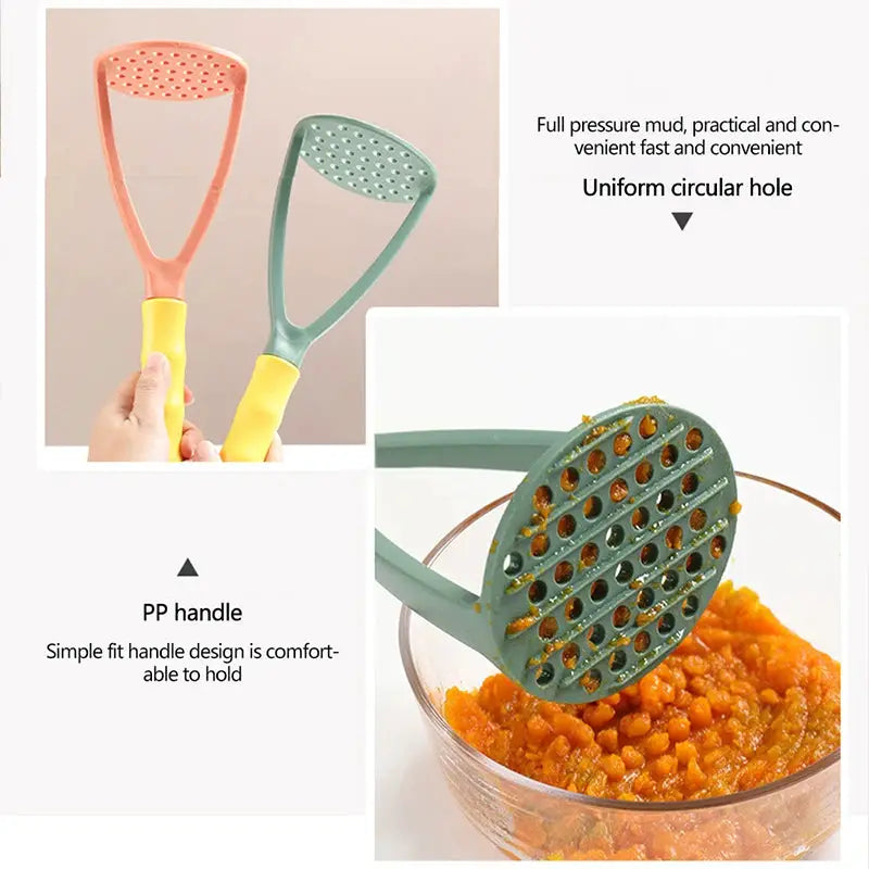 PP Pressed Potato Masher Ricer Puree Juice Maker And Fruit Crusher For Smooth Mashed Potatoes