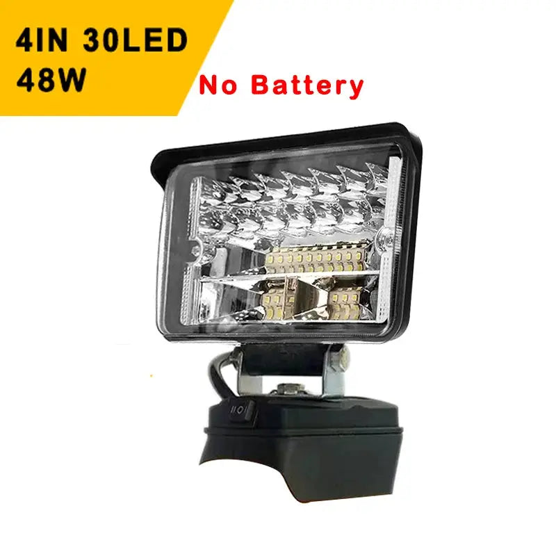 DeWalt Cordless LED Spotlight Portable Outdoor Work Light for Fishing and Emergencies 18V Battery Compatible