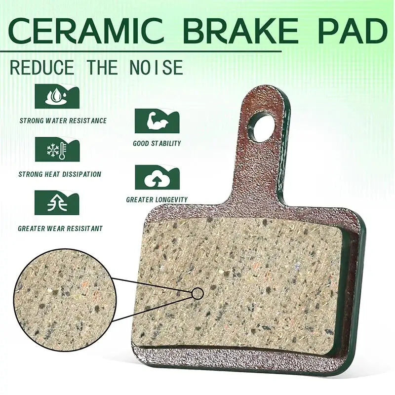 Bucklos Ceramic Hydraulic Disc Brake Pads for Shimano MT200 B01S B05S MTB Mountain Road Bike