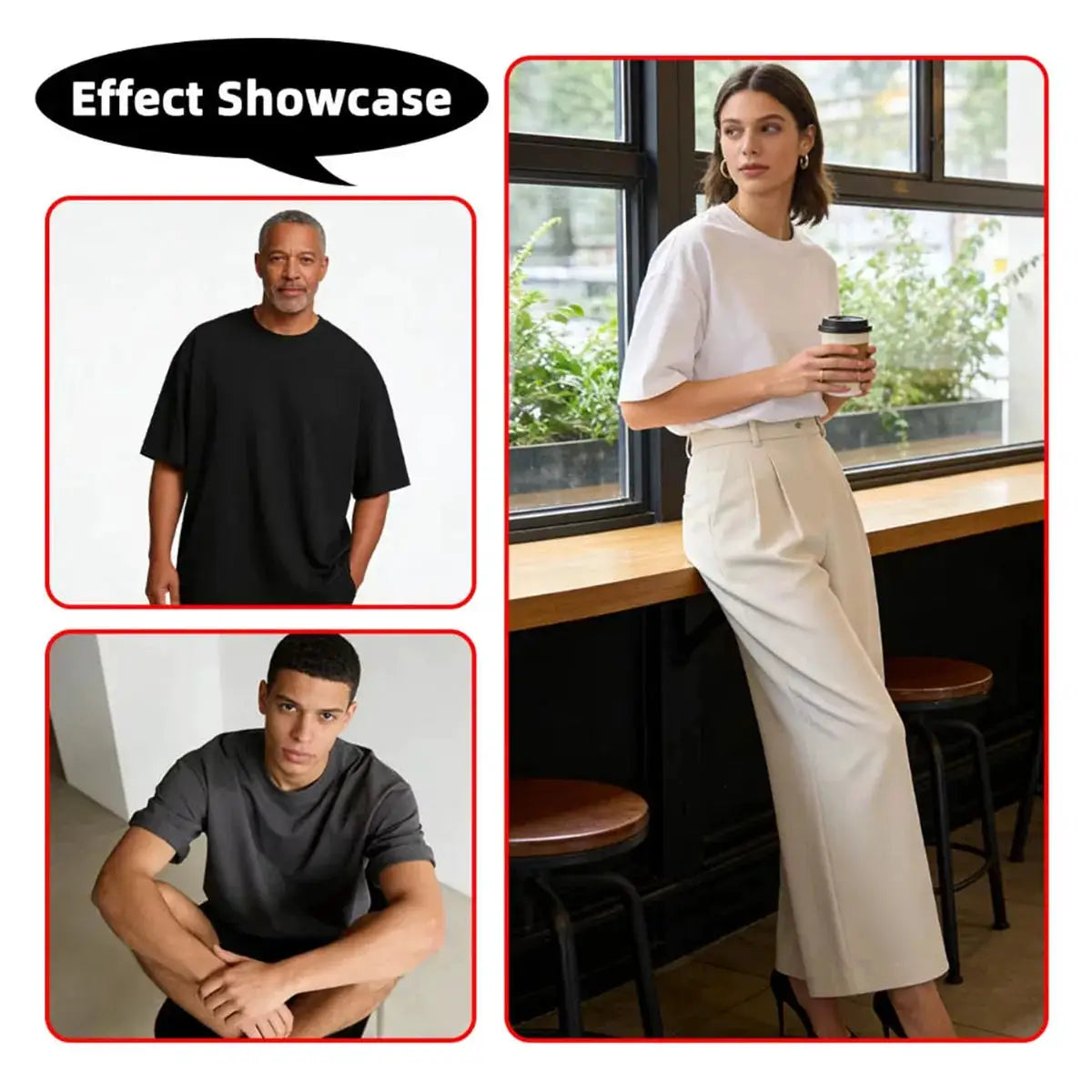 100 Percent Cotton T Shirt Round Neck Short Sleeved For Men And Women Casual Loose Fit Solid Color Summer