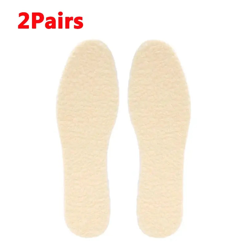 Unisex Winter Thermal Insoles Soft Plush Thickened Shoe Inserts For Men And Women Keep Feet Warm