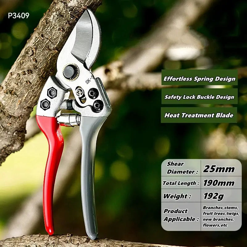 Labor-Saving Gardening Pruning Shears With SK-5 Blade For Bonsai Fruit Trees Flowers And Branches Garden Pruner