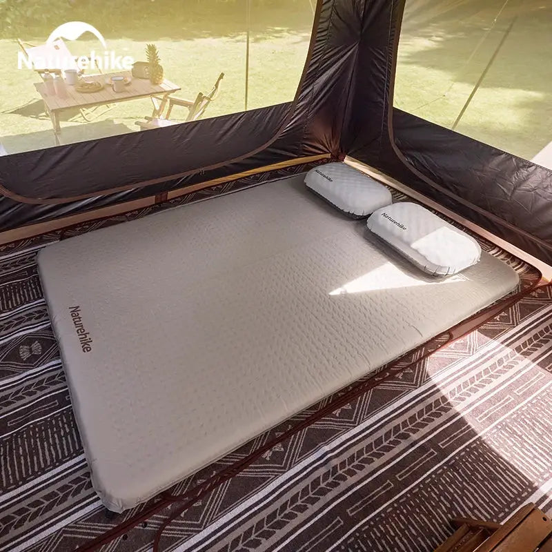 Naturehike 2025 Self Inflating Air Mattress 6cm Thick Ultralight Camping Pad For Outdoor Picnic Folding Air Mat