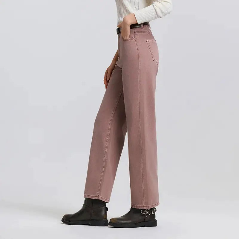 Semir Jeans Women Vintage Wide Leg Trousers Spring 2025 Soft Denim
