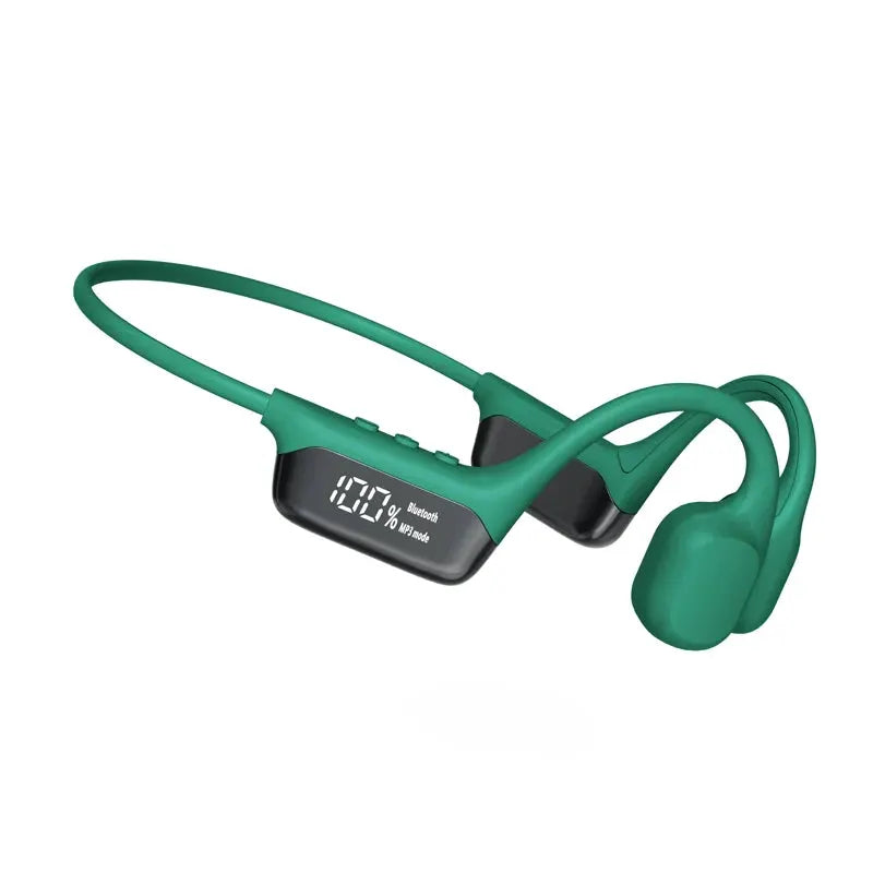 Bone Conduction Earphones IPX8 Waterproof Headset Bluetooth 5.4 Wireless 32GB Storage HiFi Stereo For Swimming