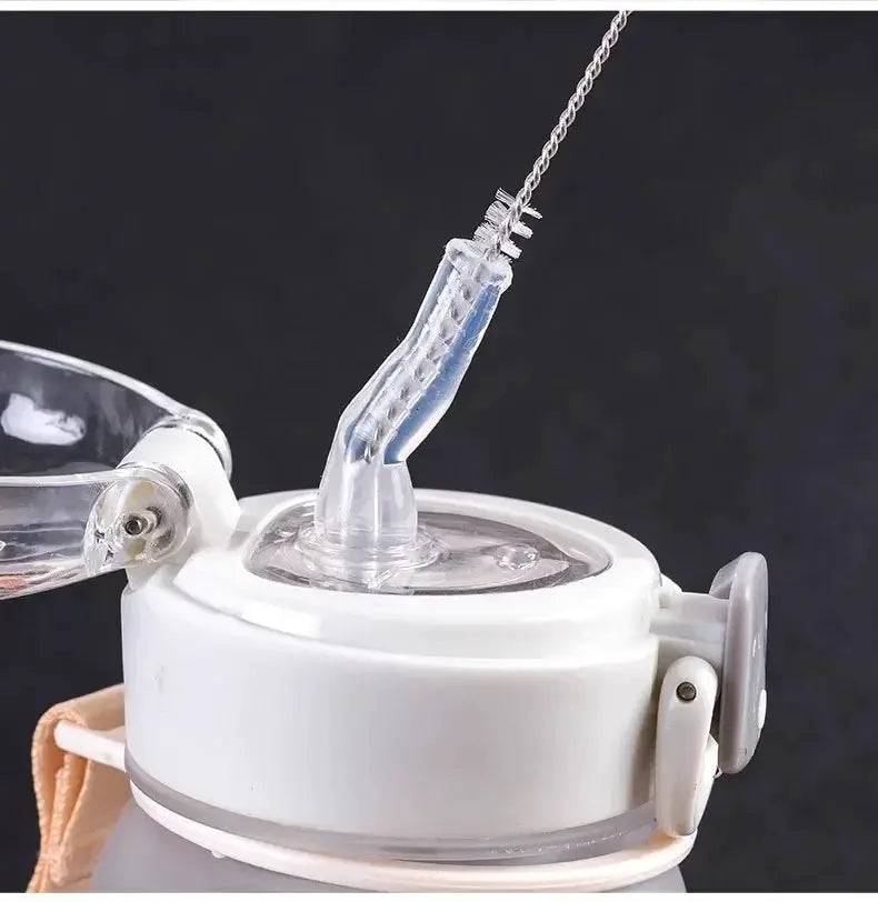 Simples Market drinking straw cleaning brush kit with nylon bristles and stainless steel core for baby cups and bottles