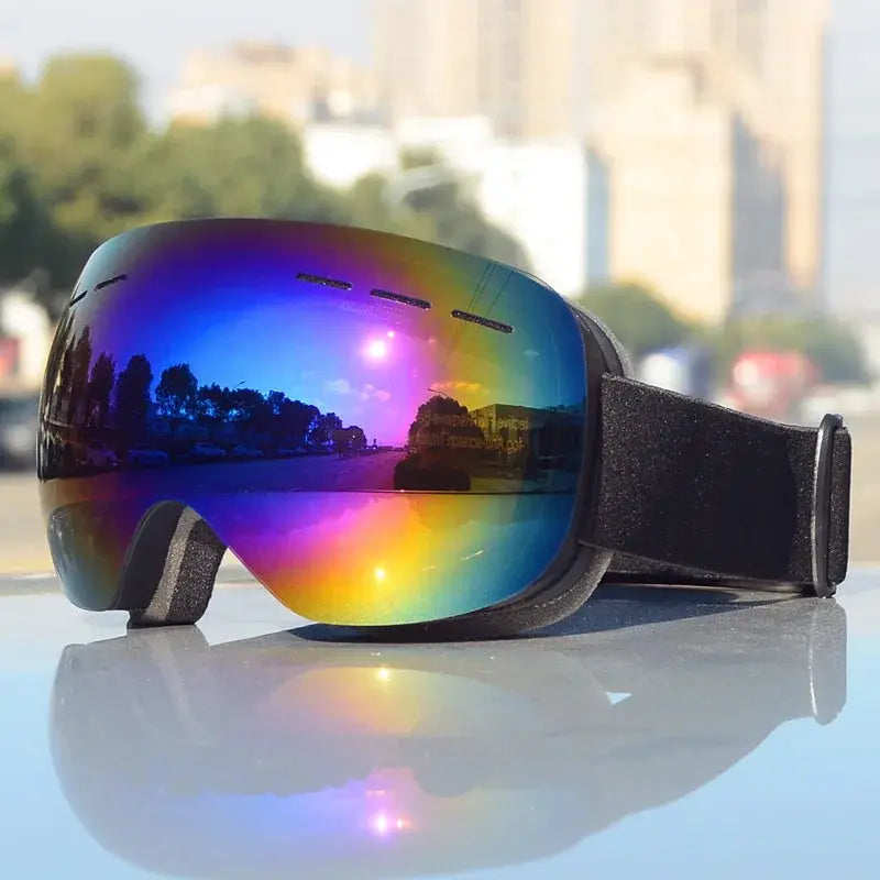 JSJM Double Layer Ski Goggles Anti Fog UV400 Protection For Men And Women Winter Snowboarding Snow Ski Goggles