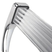 Simples Market 300-hole chrome handheld square shower head with water-saving rainfall spray