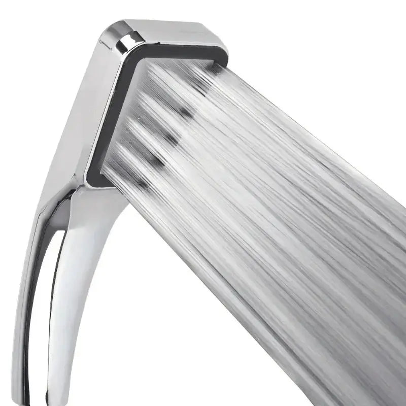 Simples Market 300-hole chrome handheld square shower head with water-saving rainfall spray