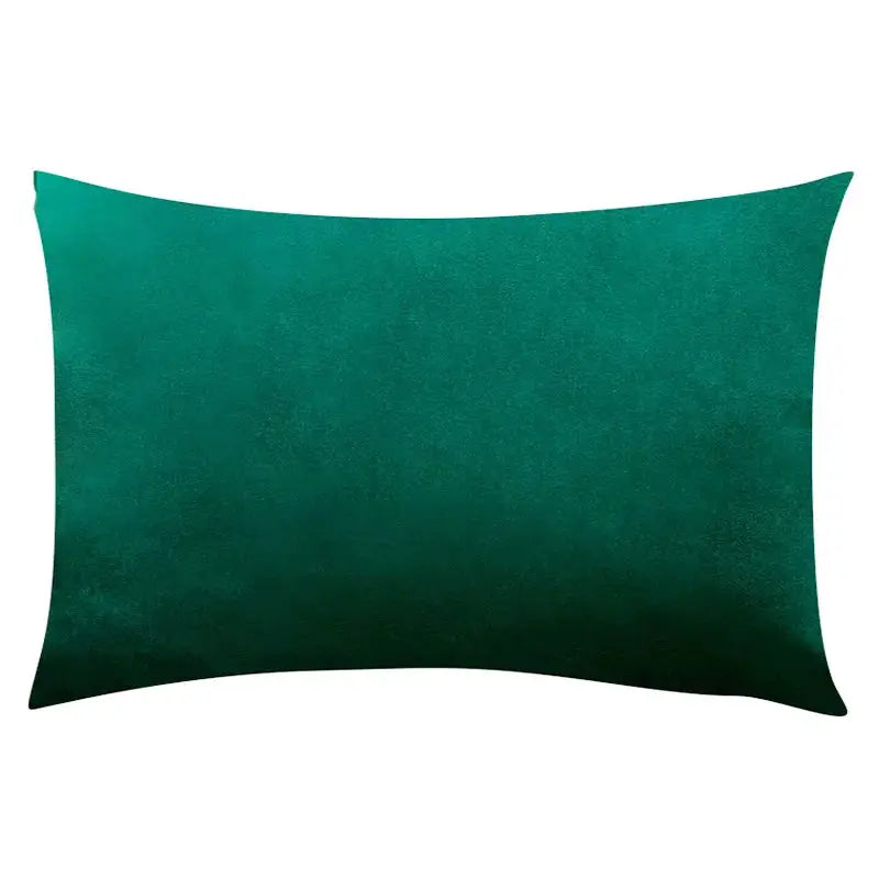 Simples Market velvet cushion cover, emerald green, 30x50 cm for living room decor