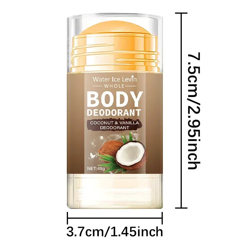 Simples Market Coconut & Vanilla Body Deodorant Stick, unisex, moisturizing