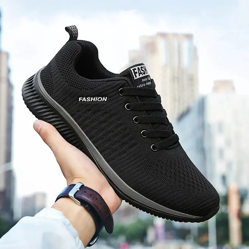 Men Running Sneakers Lightweight Walking Shoes Breathable Mesh Moccasin Style Casual Sneakers For Men