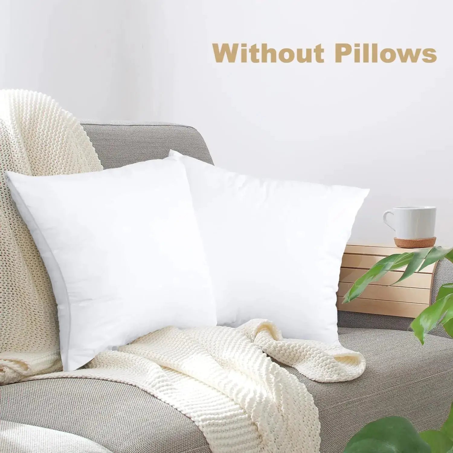Smooth Waterproof Pillow Cover white pillow protector with zipper for allergy protection