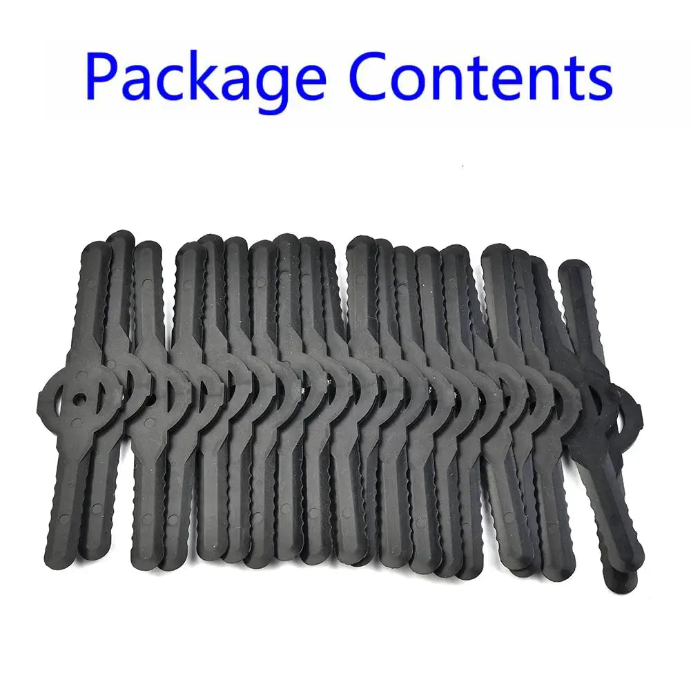 20 Pcs Plastic Cutter Blades For Electric Cordless Grass Trimmer Strimmer Replacement Garden Tool
