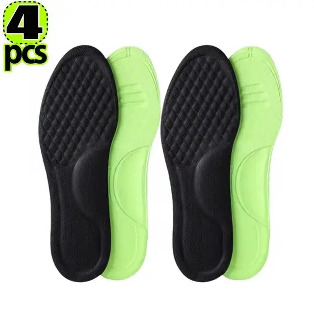 Soft Memory Foam Orthopedic Insoles Deodorizing Antibacterial For Shoes Sweat Absorption For Sports