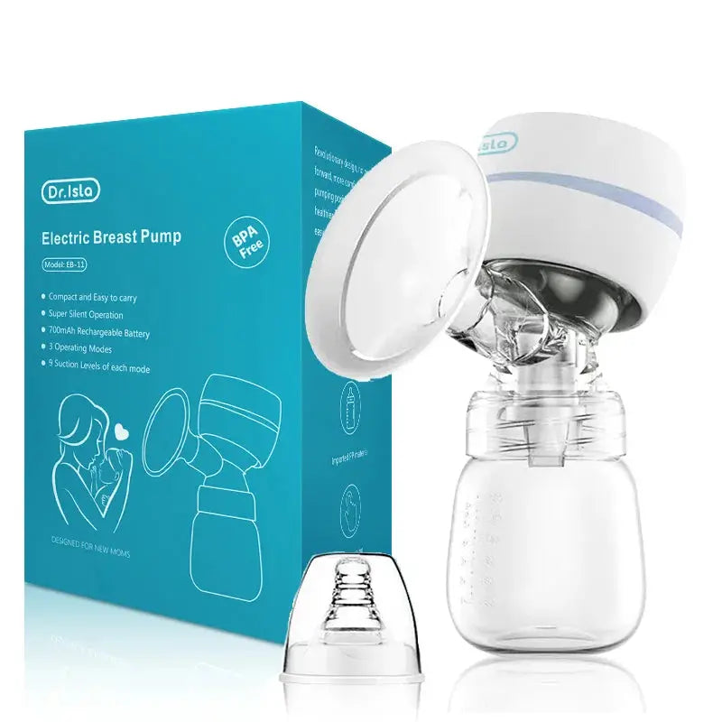 Dr Isla Intelligent Integrated Electric Breast Pump With High Suction Quiet Portable Painless Postpartum Milk Expression