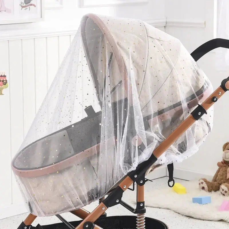 Universal Baby Stroller Sunshade Mosquito Net For Pram Buggy Pushchair Insect Fly Net Protection Cover