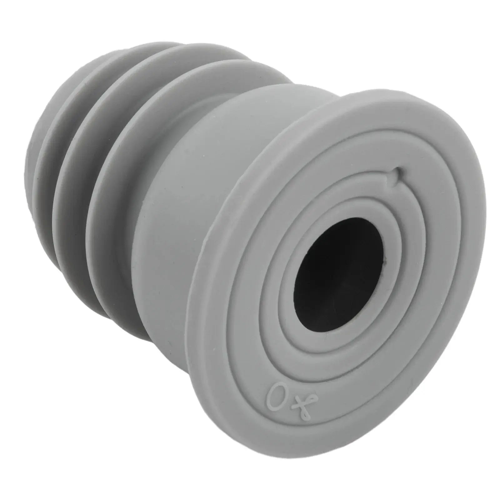 Pipe seal gray rubber gasket for washing machine drainage, Simples Market ribbed ring