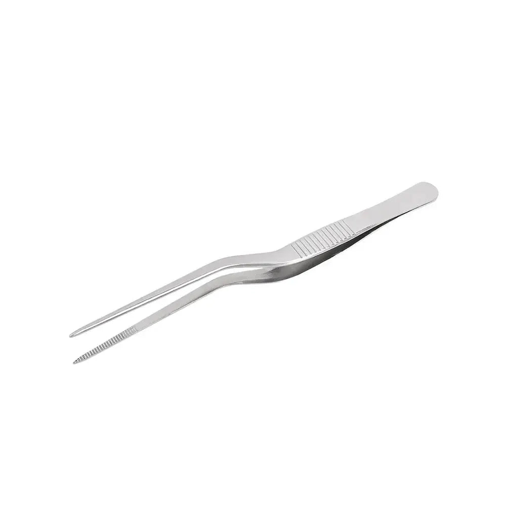 Stainless Steel Kitchen Tweezer Utensil For BBQ Grilling And Food Handling Clip Portable For Picnic Cooking
