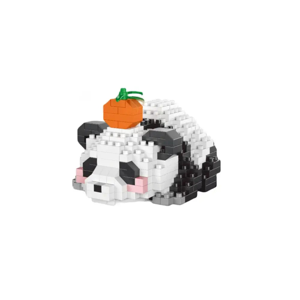 Panda Shaped Building Blocks Toy Set For Desktop Decoration Holiday Gift Panda Lovers Delight For Children And Adults