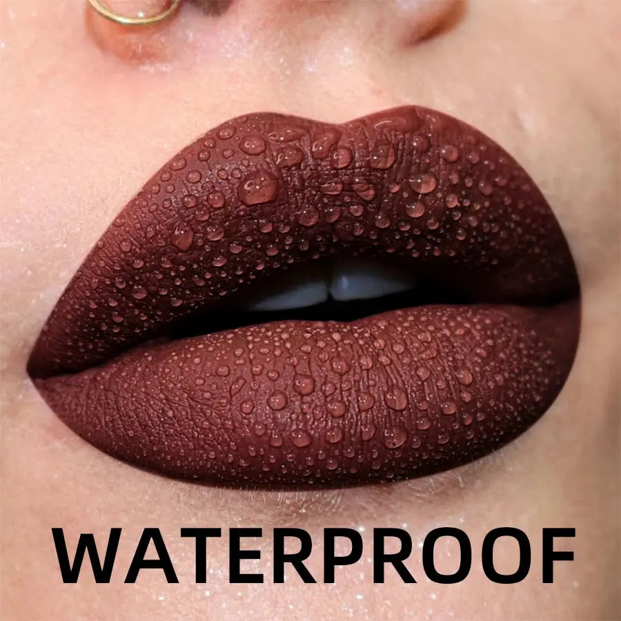 19 Colors Matte Velvet Lip Gloss Waterproof Long Lasting Liquid Lipstick With Nude Red Lip Tint And Lip Glaze