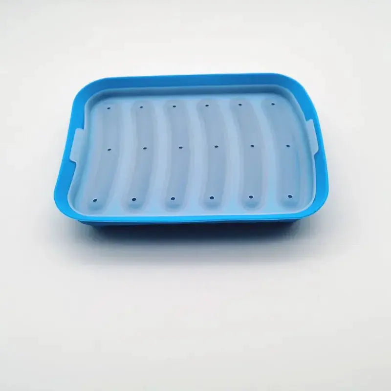 Six Grid Silicone Sausage Mould With Lid For Homemade Sausages And Hot Dogs Diy Bakeware Kitchen Tool Set