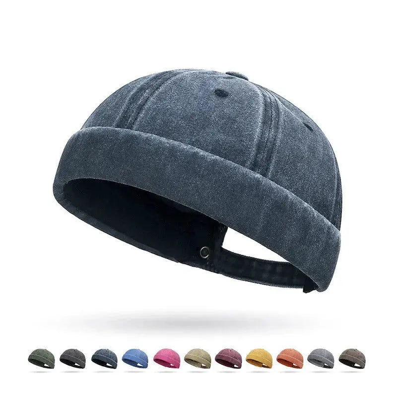 Street Style Soft Top Washed Hip Hop Cap Unisex Versatile Farmers Hat For Urban Everyday Wear