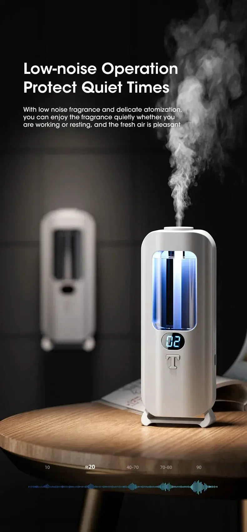 Rechargeable Aromatic Diffuser 5 Modes Essential Oil Diffuser Machine Homemade Perfume Diffuser for Home Car Room Fragrance