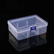 ClearView Tools Clear Plastic Rectangular Storage Box Dustproof Waterproof Case With Secure Locking