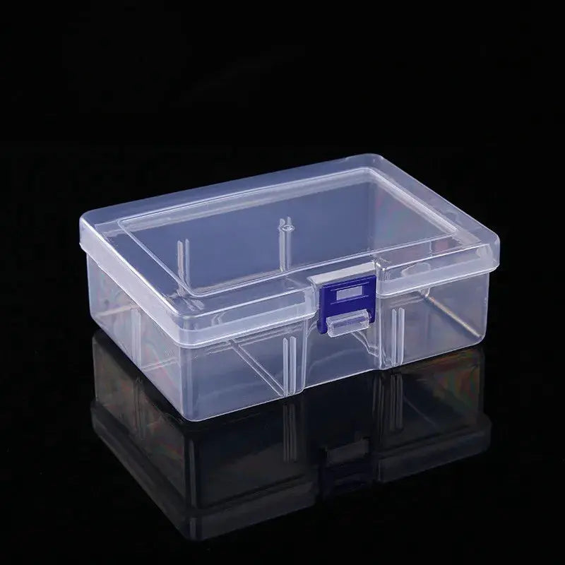 ClearView Tools Clear Plastic Rectangular Storage Box Dustproof Waterproof Case With Secure Locking