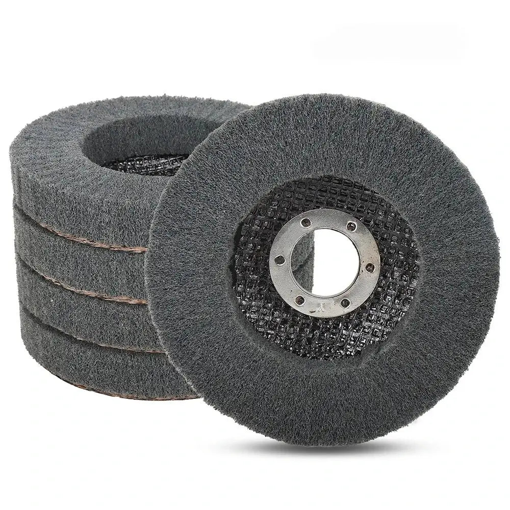 DBSAFE Nylon Fiber Flap Polishing Wheel Disc 4 4.5 5 Inch 800 Grit For Angle Grinder Wood Metal Buffing