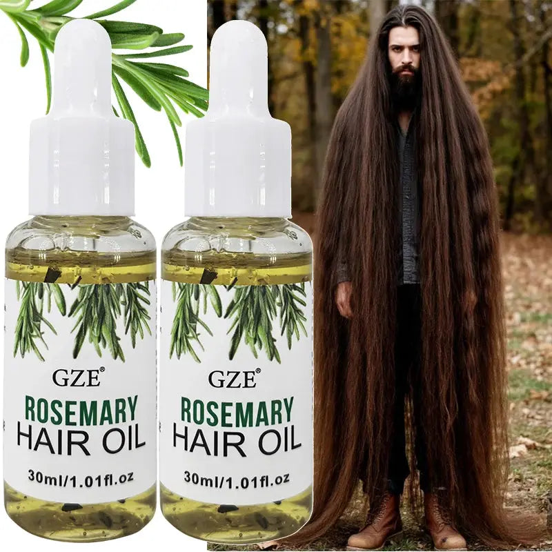 GZE Rosemary Oil For Hair 2 Pack Strengthens Hair And Revitalizes Scalp For All Hair Types