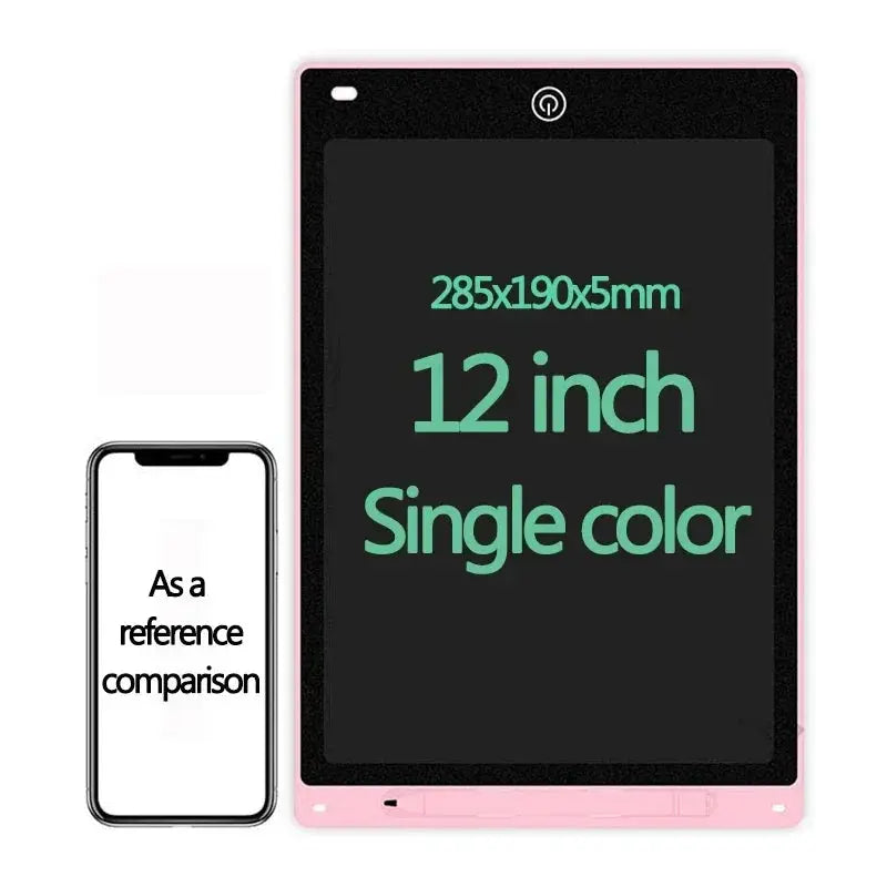 10 And 12 Inch LCD Writing Tablet For Kids Graffiti Sketchpad Handwriting Blackboard Toy Gift