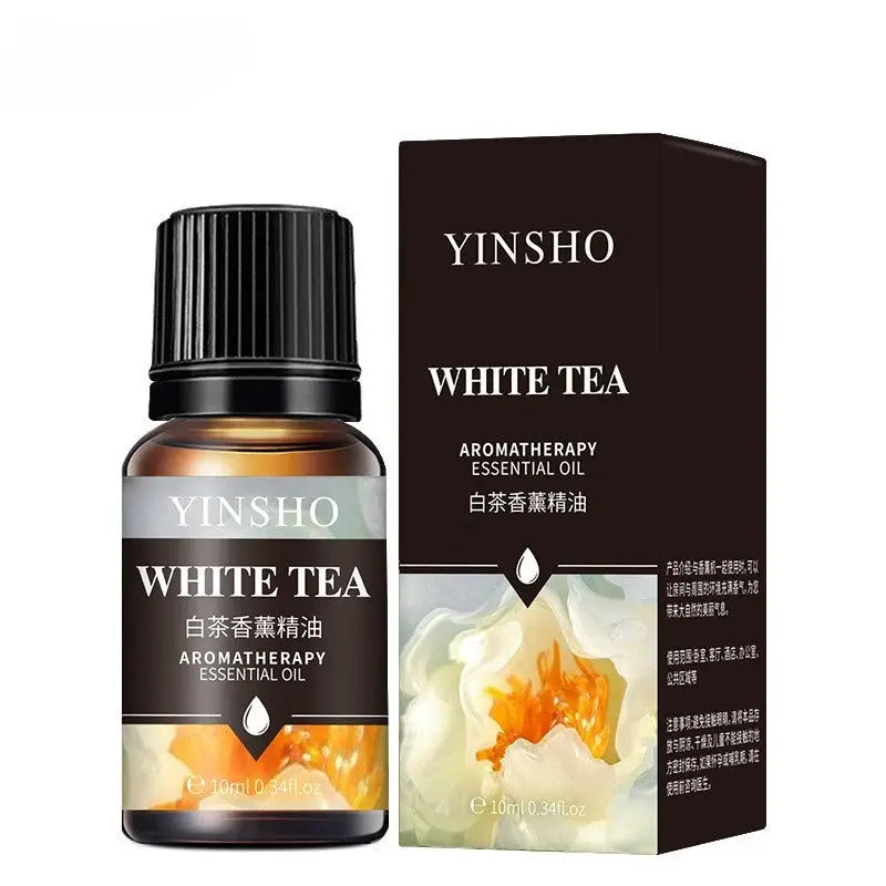 17 Flavors 10ml Essential Oils Set For Aroma Diffuser And Humidifier Lavender Rose Eucalyptus White Peach Oolong