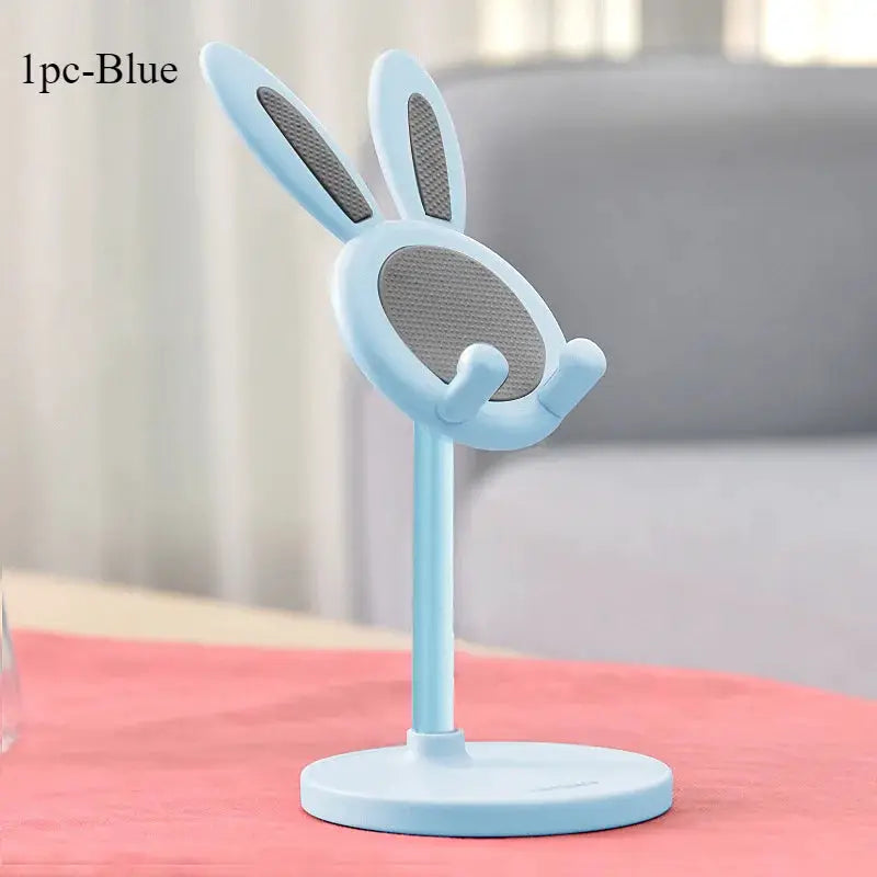 Rabbit Shaped Desktop Phone Stand With Adjustable Height And Tilt For Hands Free Viewing