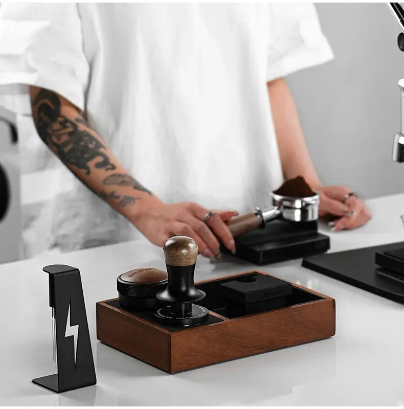 MHW-3BOMBER 30 Lb Constant Pressure Coffee Tamper 53.35mm 58.5mm Espresso Flat Tampers Barista Espresso Accessories Tool