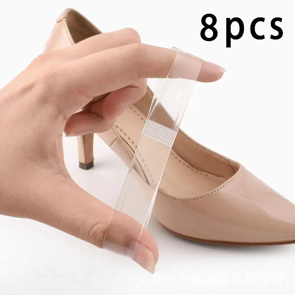 Silicone Invisible Elastic Shoelaces For High Heels Transparent Secure Ankle Fit No Tie Design