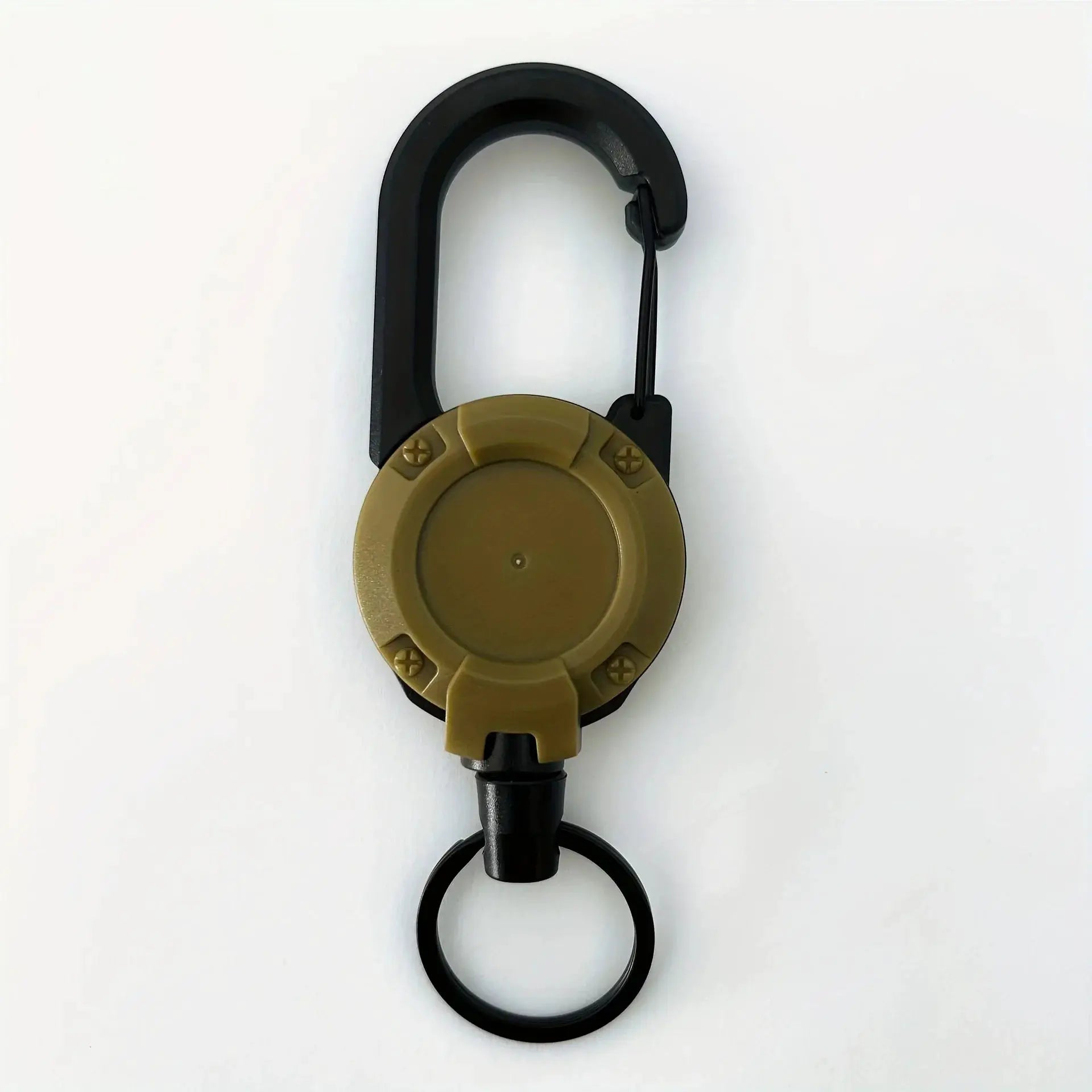 Extendable Retractable Keychain Badge Reels With Carabiner Clip 1 2 4 Pack Heavy Duty For Men Outdoor Bags